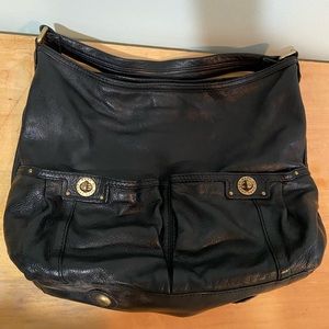 Marc by Marc Jacobs Black Leather Hobo Bag